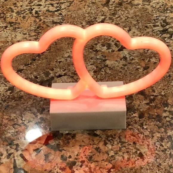 Sunny Life Neon Double Heart Light Preloved - Picture 2 of 3